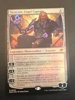 Tezzeret, Cruel Captain Edge of Eternities MTG Foil Near Mint - Image 1
