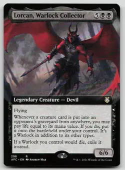 Lorcan, Warlock Collector (Extended Art) R Commander: Adventures in the Forgotte - Image 1