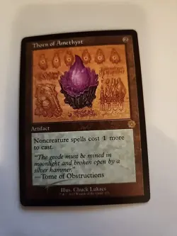 Thorn of Amethyst (Schematic) The Brothers' War Retro Frame Artifacts Foil - MTG - Image 1