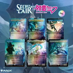 Secret Lair Drop: Secret Lair x Hatsune Miku Winter Diva EN Rainbow Foil Edition - Image 1