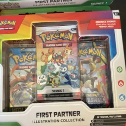 Lot Of 4 NEW SEALED Pokemon TCG First Partner Illustration Collection Series 1 - Image 5