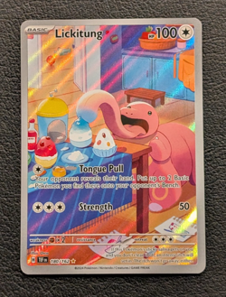 Lickitung 180/162SV05: Temporal Forces Holo Illustration Rare Pokemon TCG - Image 1