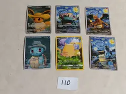 6 Pokemon x Van Gogh Black Star Promo ACG Art Card - read description - Image 1
