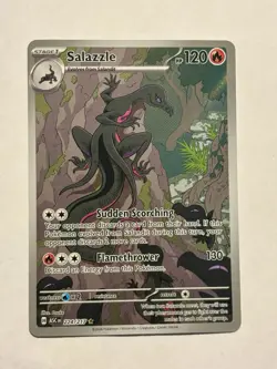 Salazzle 224/217 Ascended Heroes Pokemon Full Art Holo Illustration Rare IR - Image 1