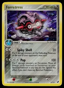 Pokemon Card - Forretress Unseen Forces 6/115 Rare Reverse Holo Stamped - Image 1