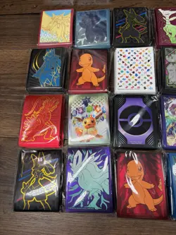 Lot of 28 Pokemon TCG ETB Card Sleeves Eevee Charmander, Crown Zenith, 151 - Image 2