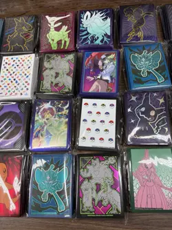 Lot of 28 Pokemon TCG ETB Card Sleeves Eevee Charmander, Crown Zenith, 151 - Image 3