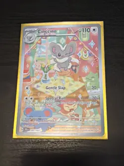 Pokemon TCG Cinccino SV-Temporal Forces 183/162 Illustration Rare Mint Condition - Image 1