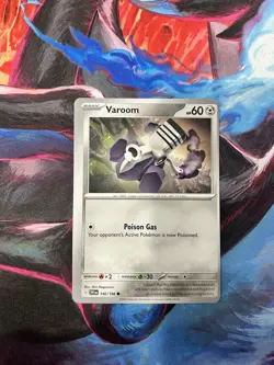 Pokemon Tcg Varoom 140/198 Miscut Error Scarlet & Violet Base Set - Image 1