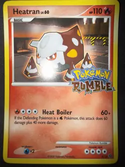 Heatran 4/16 Pokemon Rumble Promo Regular 2009 LP - Image 2