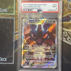 Pokemon Lucario VSTAR Crown Zenith ETB Full Art Promo SWSH291 PSA 9 Mint - Image 1