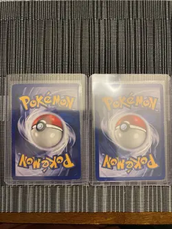 Two Pokemon TCG Machamp 8/102 Holo Base Set 1st Edition - Image 2