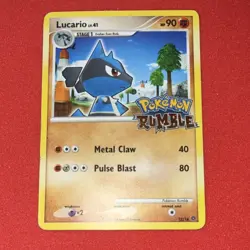 Lucario Pokemon Rumble 12/16 2009 – MODERATELY PLAYED - Image 1