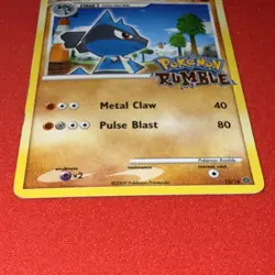 Lucario Pokemon Rumble 12/16 2009 – MODERATELY PLAYED - Image 2