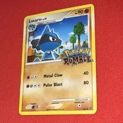 Lucario Pokemon Rumble 12/16 2009 – MODERATELY PLAYED - Image 3