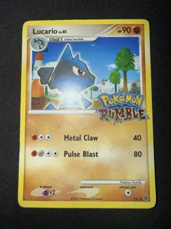 Lucario Pokemon Rumble 12/16 2009 – MODERATELY PLAYED - Image 4