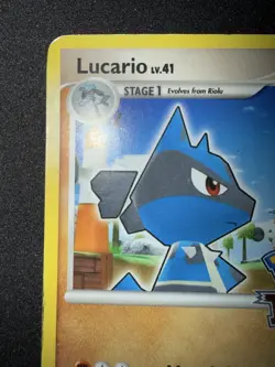 Lucario Pokemon Rumble 12/16 2009 – MODERATELY PLAYED - Image 5
