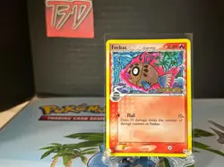 Pokemon Feebas Reverse 49/101 EX Dragon Frontiers - MP - Image 1