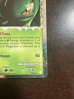 Meganium 109/123 Prime Pokemon TCG HeartGold Soulsilver DMG - Image 4