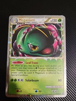 Meganium (Prime) HGSS08 Pokemon TCG HeartGold SoulSilver Promo LP - Image 1