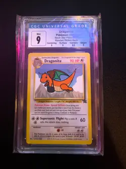Dragonite Pokemon (1999) Black Star Promo - 5 Mewtwo Strikes Back CGC MINT 9 - Image 1