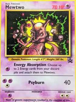 Mewtwo #14 Pokemon Black Star Promo | Mint Condition | Rare | In Protective Case - Image 3