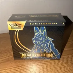 Pokemon Mega Evolution Elite Trainer Box Lucario Pokemon TCG English - Image 1