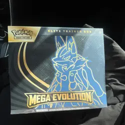 Pokemon TCG Elite Trainer Box Mega Evolution Lucario Riolu Gardevoir 2025 - Image 1