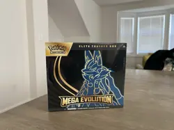 (NEW) Pokemon Mega Evolution Elite Trainer Box Lucario Riolu Promo English - Image 1