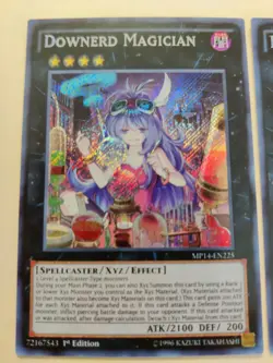 2x Downerd Magician MP14-EN225 Secret Rare 1st Ed LP - Image 2