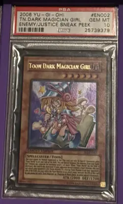 2006 Yu-Gi-Oh! Toon Dark Magician Girl SP2-EN002 PSA 10 Gem Mint!! - Image 1