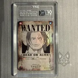One Piece - TAG 10 - Shanks OP09-004 Wanted Poster Japanese (US Seller - Image 1