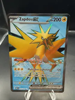 Pokemon TCG Zapdos ex 192/165 Sv: Scarlet & Violet 151 Holo - Image 2