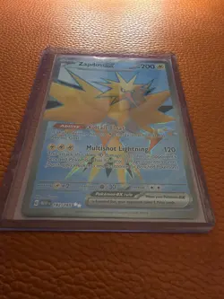 Pokemon TCG Scarlet & Violet Zapdos EX Card 151-192/165 - Image 5