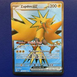 Pokemon TCG Zapdos ex Scarlet & Violet-151 192/165 Holo Ultra Rare - Image 1