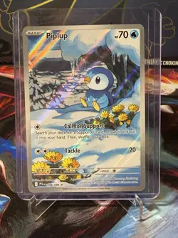 Piplup 98/94 Pokemon TCG Phantasmal Flames Illustration Rare NM - Image 1