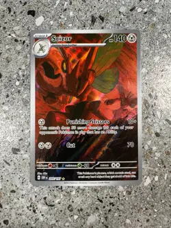 Pokemon TCG Cards Scizor 205/197 Obsidian Flames Illustration Rare NM-M - Image 1