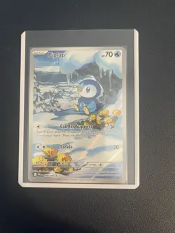 Pokemon TCG Phantasmal Flames Piplup 98/94 Illustration Rare NM/M - Image 1