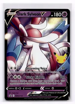 Dark Sylveon V SWSH: Sword & Shield Promo Cards - Pokemon NM SWSH134 - Image 1