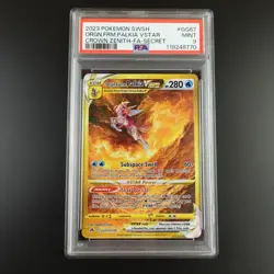 PSA 9 Origin Forme Palkia Vstar GG67/GG70 Pokemon Crown Zenith Holo Graded Card - Image 1