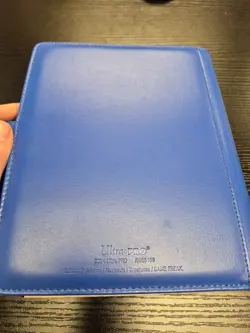 Ultra Pro Pokemon TCG Premium 160-Card Snap Binder Blue New - Image 2