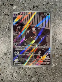 Pokemon TCG Cards Houndour 204/197 Obsidian Flames Illustration Rare NM-M - Image 1