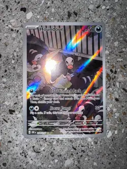 Pokemon TCG Cards Houndour 204/197 Obsidian Flames Illustration Rare NM-M - Image 3