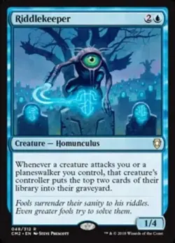 RIDDLEKEEPER Commander Anthology Volume 2 RARE MtG TCG Card # 048 - Image 1