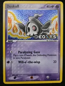 Duskull 58/107 EX Deoxys Stamped Reverse Holo Pokemon Trading Card Game 2005 LP - Image 1