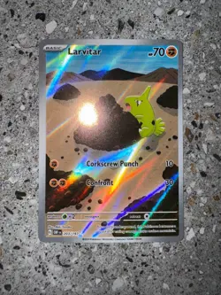 Pokemon TCG Cards Larvitar 203/197 Obsidian Flames Illustration Rare NM-M - Image 3