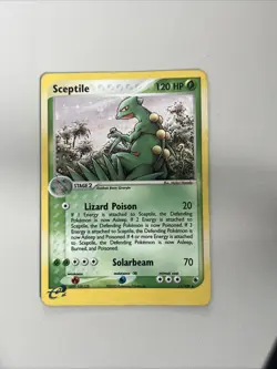 Pokemon Card Sceptile EX Ruby Sapphire Holo Rare 11/109 Moderately Played - Image 1