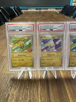 PSA 10 Pikachu Batik Sequential Set 101, 154, 155, 190 Indonesia Pokemon Card - Image 2