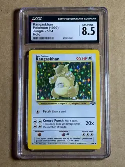 CGC 8.5 Kangaskhan 1999 Jungle 5/64 Holo Pokemon Card - Image 1