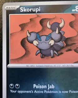 Skorupi 051/088 Reverse Holo Common Mega Evolution: Perfect Order Pokemon TCG - Image 2